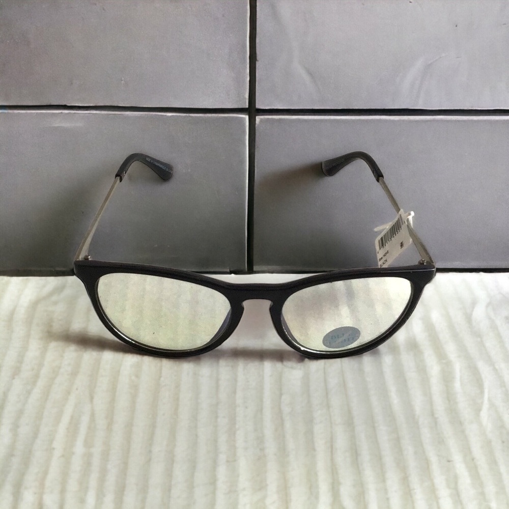 Nordstrom Square Round Off Blue Lens Blocking UV Protection NWT